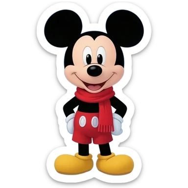 Mickey Mouse Nordic Arctic sticker