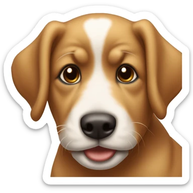 cachorro molhado, com bolhas de sabão  sticker