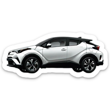Toyota chr grey full option sticker