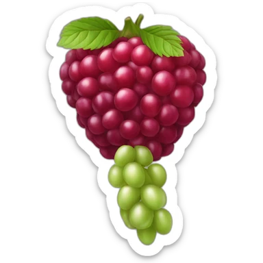 Framboise fruit sticker