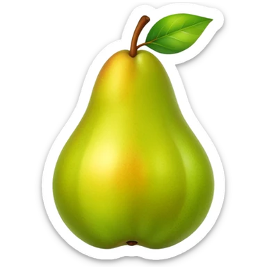  colorful Pear sticker