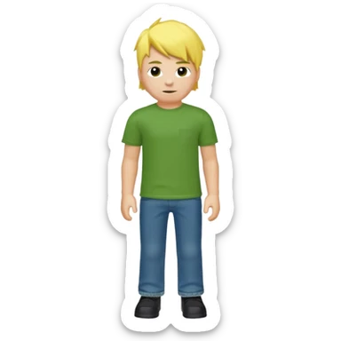 A Roblox noob  sticker