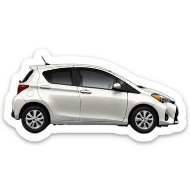 New Toyota yaris sticker