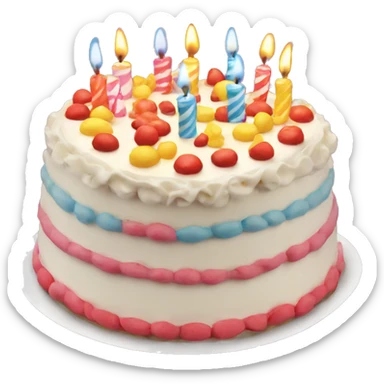 Birthday cake  sticker