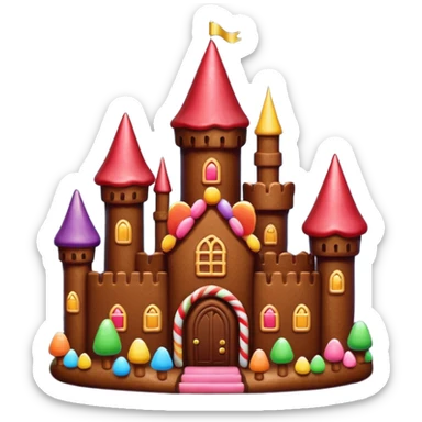 gloomy candy castle sticker
