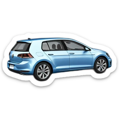 Volkswagen-Golf-universal-2015--blue sticker