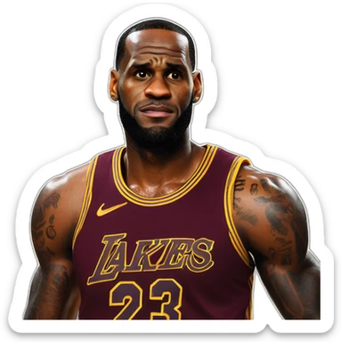 Lebron James zesty sticker