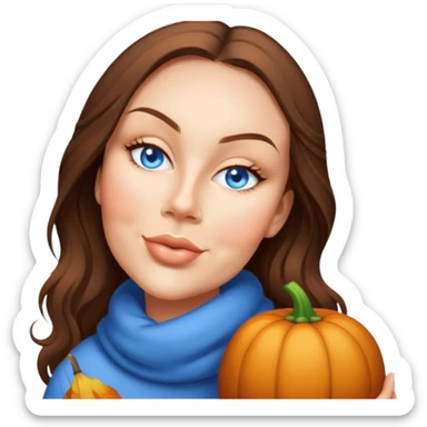 Cozy autumn girl  sticker