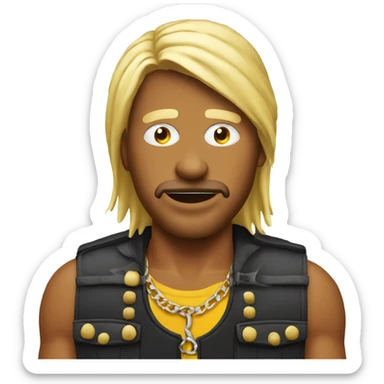 make skibidi tolet emoji whith Court Cobain head sticker