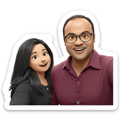 happy moment with friends sticker