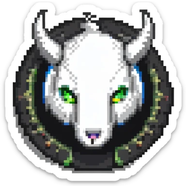 Discord logo with word mark and mascot sticker