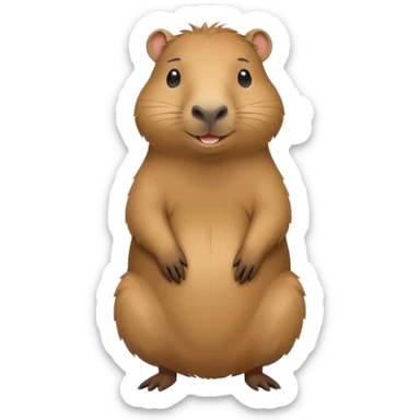 Capybara (Full) sticker
