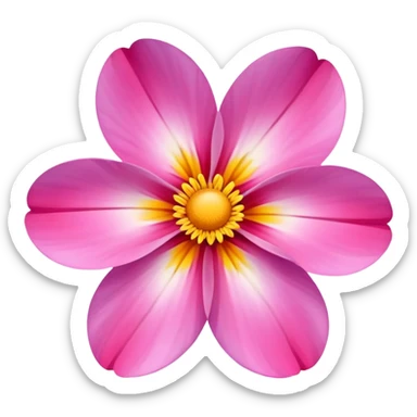 beautiful flower sticker