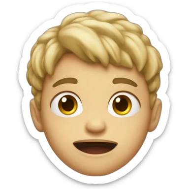 Mad cute child sticker