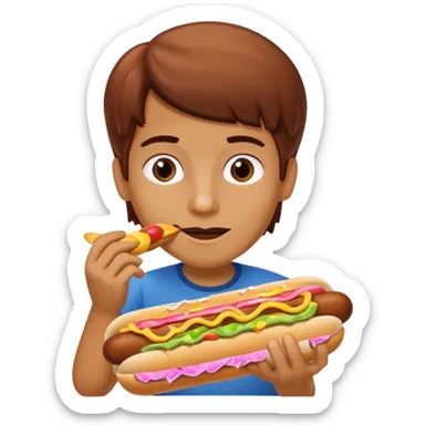 Venezuelan hotdog sticker