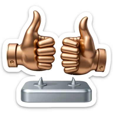 👍 and 👎 combined together sticker