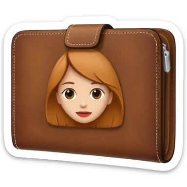 wallet with girlfriends picture in it sticker