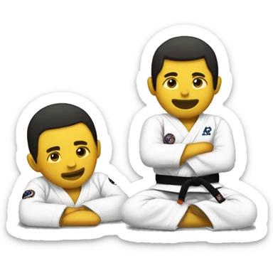 Jiu jitsu triangle sticker