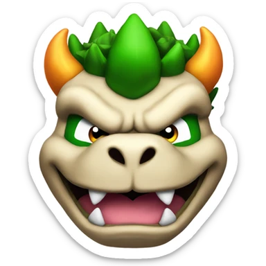 Bowser sticker