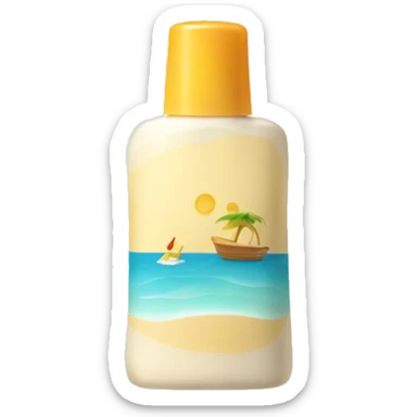 sunscreen sticker