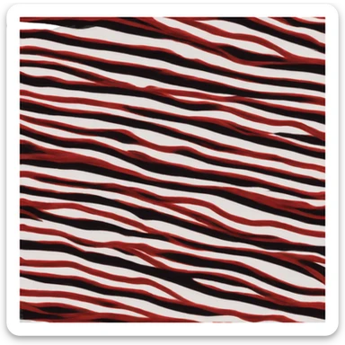 flag with 3 horizontal stripes, red black and red. black stripe contains three white crosses sticker