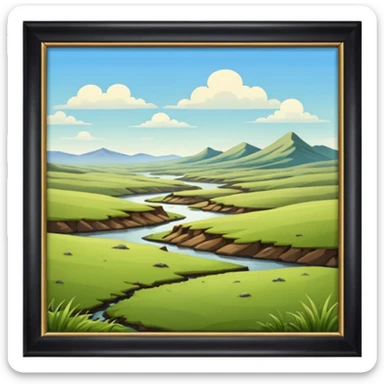 Plains,Moors sticker