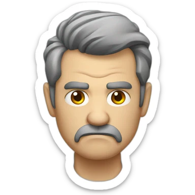 grumpy clients sticker