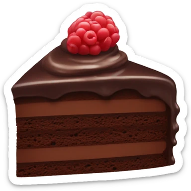 Chocolate cake sticker