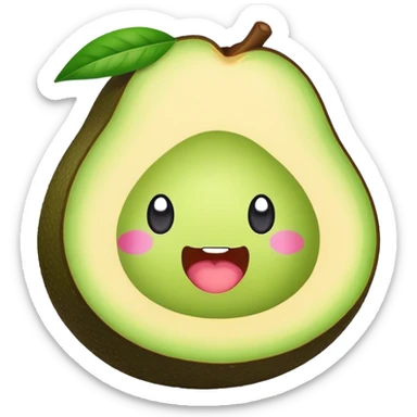 Aguacate versión potaxie sticker