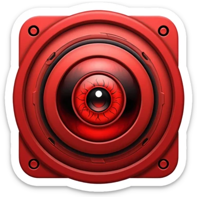 The sharingan from naruto sticker