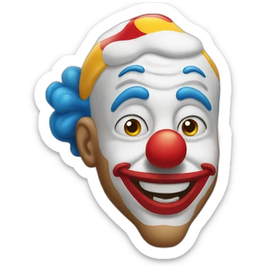 McDonald Clown sticker