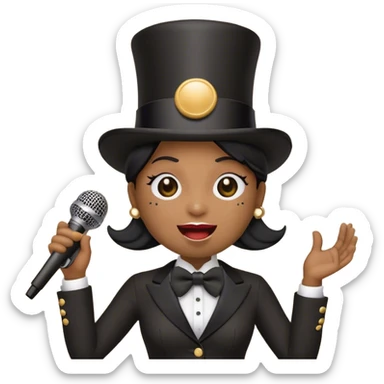 make me a emoji that singing this words (Whoa Black Betty, bam-ba-lam
Go Black Betty, bam-ba-lam
Yo really gets me high, bam-ba-lam
Yeah that's no lie, bam-ba-lam
She's always ready, bam-ba-lam
She's all rock steady, bam-ba-lam
Whoa Black Betty, bam-ba-lam
Yeah Black Betty, bam-ba-lam) sticker