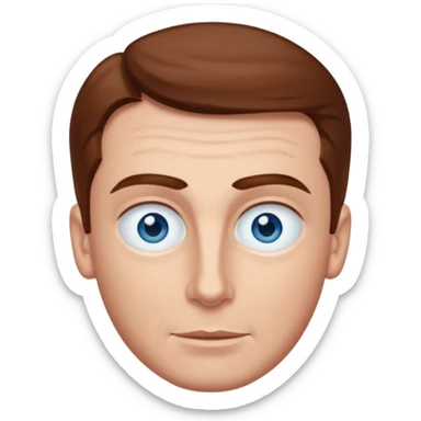 Jack Haley (1897-1979) with blue eyes, brown hair sticker