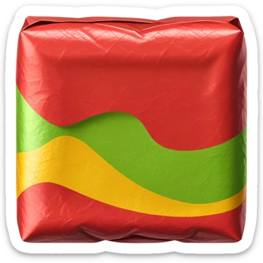 Rød-gul-grønn KVIKK LUNSJ sjokolade-bar sticker