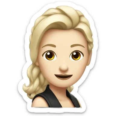 a white girl drives a black convertible mini cooper sticker