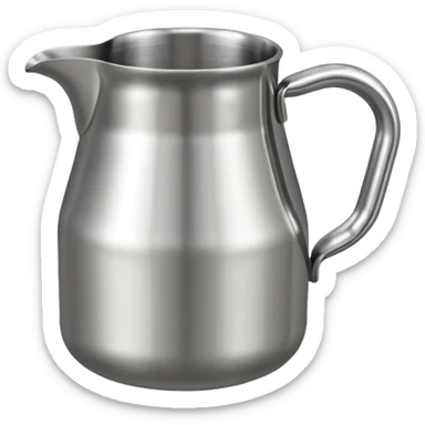 inox Milk pitcher

 sticker