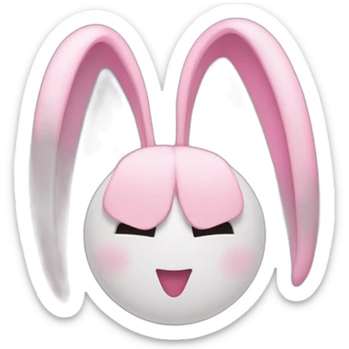 Heart shaped hairband,slender and droopy bunny ear,pink color sticker