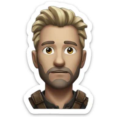 Shadowheart from Baldurs gate 3 sticker