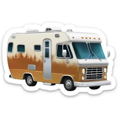 very expensive but haunted horror dream rv camper for Scooby Doo and the kids in the gang  sticker