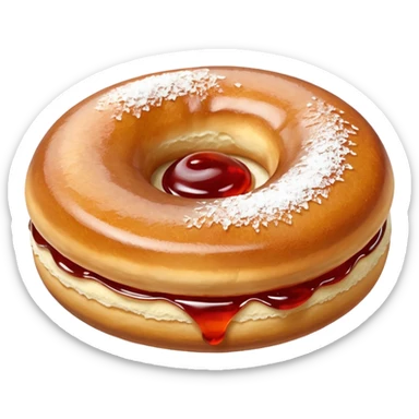 Sufganiyah Jelly doughnut sticker