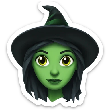 Elphaba sticker