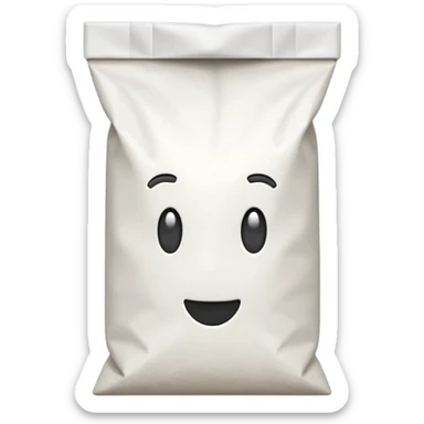 flour bag sticker