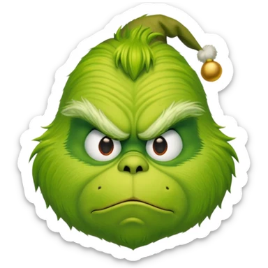Grinch sticker