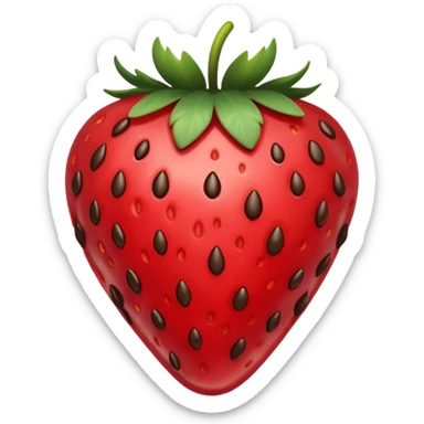 Chocolate dipped strawberry  sticker
