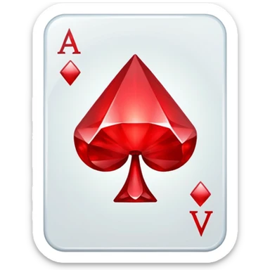 Ace of Diamonds Icon sticker
