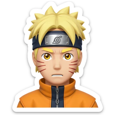 Naruto Modo de Chakra Natural Inicial (pré-sábio) sticker