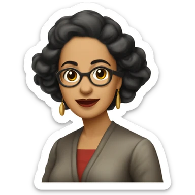 Lola Rodríguez de Tió was the first Puerto Rican-born woman poet to establish herself a reputation as a great poet throughout all of Latin America sticker