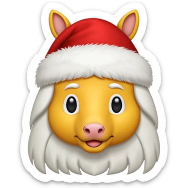 Noel babanın şapkası sticker