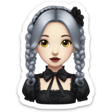 gothic lolita sticker