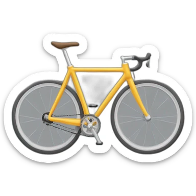 Velo en roue arrière sticker